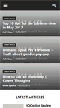 Mobile Screenshot of careerthoughts.com